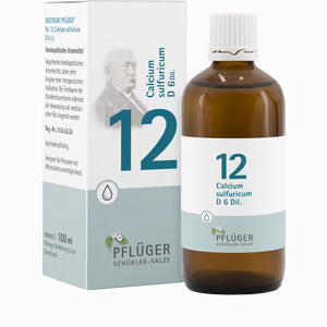 Biochemie Pflüger Nr. 12 Calcium Sulfuricum D6 Tropfen 100 ml - ab 18,07 €