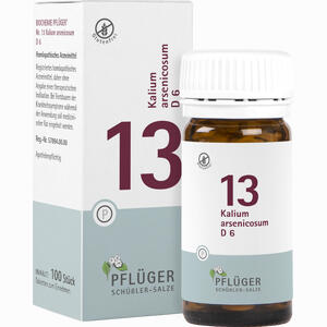 Biochemie Pflüger Nr. 13 Kalium Arsenicosum D6 Tabletten 100 Stück