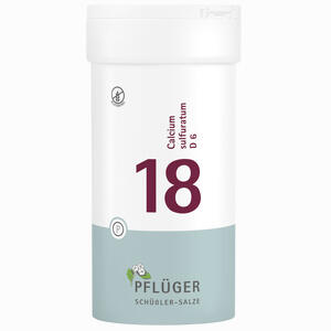 Biochemie Pflüger Nr. 18 Calcium Sulfuratum D6 Tabletten 400 Stück - ab 6,49 €