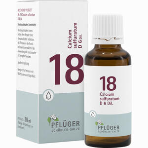 Biochemie Pflüger Nr.18 Calcium Sulfuratum D6 Tropfen 30 ml - ab 6,96 €