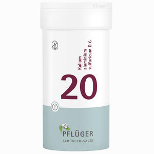 Biochemie Pflüger Nr. 20 Kalium Aluminium Sulfuricum D6 Tabletten 400 Stück - ab 10,01 €