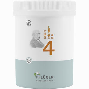 Biochemie Pflüger Nr. 4 Kalium Chloratum D6 Tabletten 1000 Stück - ab 18,94 €
