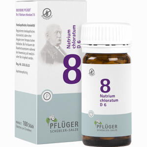 Biochemie Pflüger Nr. 8 Natrium Chloratum D6 Tabletten 100 Stück - ab 3,09 €