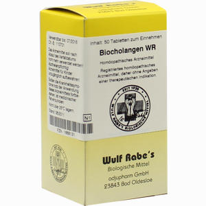 Biocholangen Wr Tabletten 50 Stück - ab 0,00 €