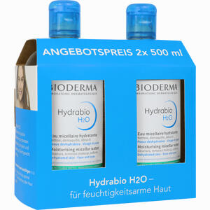 Bioderma Hydrabio H2o Flasche 2 x 500 ml - ab 18,77 €