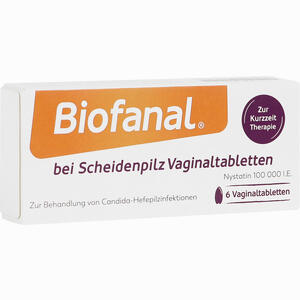 Biofanal bei Scheidenpilz Vaginaltabletten  6 Stück - ab 3,86 €