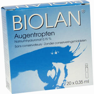 Biolan Augentropfen Einzeldosispipetten 20 x 0.35 ml - ab 6,28 €
