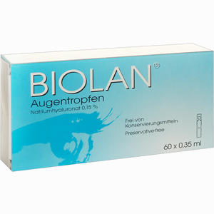 Biolan Augentropfen Einzeldosispipetten 60 x 0.35 ml