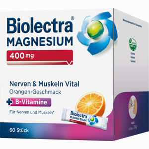 Biolectra Magnesium 400mg Nerven&muskeln Vital 60 Stück - ab 24,33 €