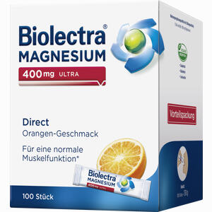 Biolectra Magnesium 400mg Ultra Direct Orange 100 Stück - ab 33,98 €