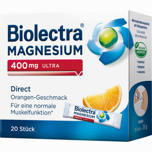 Biolectra Magnesium 400mg Ultra Direct Orange Pellets 20 Stück Biolectra Magnesium 400mg Ultra Direct Orange Pellets 20 Stück