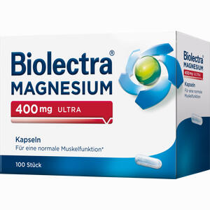 Biolectra Magnesium 400mg Ultra Kapseln 100 Stück - ab 25,79 €