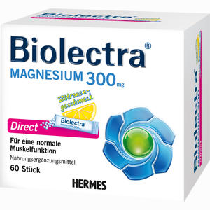 Biolectra Magnesium Direct Zitronengeschmack Beutel 60 Stück