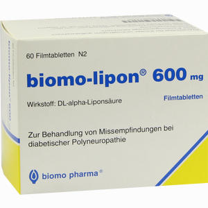 Biomo Lipon 600 Filmtabletten 60 Stück - ab 32,51 €