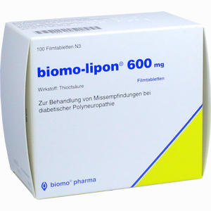 Biomo Lipon 600 Filmtabletten 100 Stück - ab 44,75 €