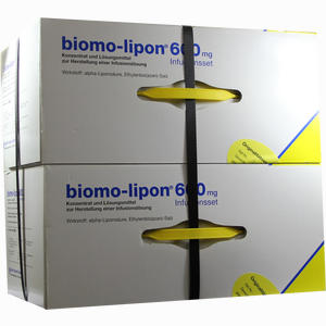 Biomo Lipon 600mg Infusions Set Ampullen 10 Stück - ab 0,00 €