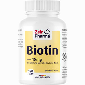 Biotin 10 Mg Kapseln Hochdosiert 120 Stück - ab 10,38 €