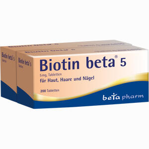 Biotin Beta 5 Tabletten 200 Stück - ab 25,50 €