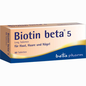 Biotin Beta 5 Tabletten  60 Stück - ab 10,44 €