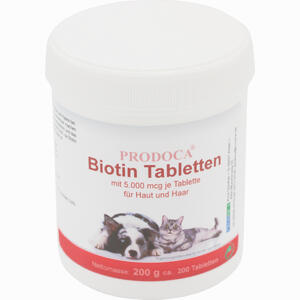 Biotin Forte 5mg D Vet Tabletten 200 Stück - ab 15,10 €