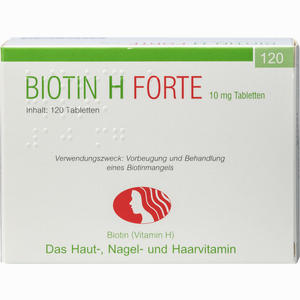 Biotin H Forte Tabletten 120 Stück - ab 36,41 €
