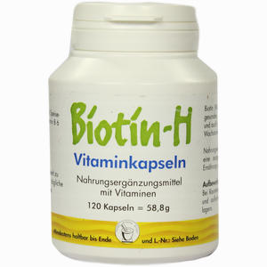 Biotin- H Vitaminkapseln  120 Stück - ab 16,16 €