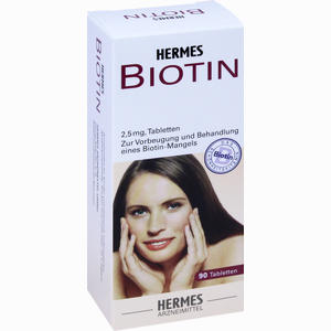 Biotin Hermes 2.5 Mg Tabletten 90 Stück - ab 0,00 &euro;