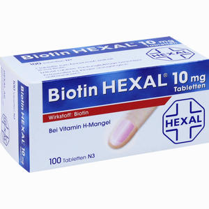 Biotin Hexal 10mg Tabletten 100 Stück Biotin Hexal 10mg Tabletten 100 Stück