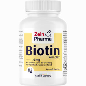 Biotin Komplex 10 Mg + Zink + Selen Hochdosiert 180 Stück - ab 13,80 €