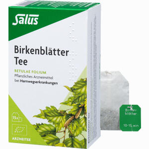Birkenblätter Arzneitee Betulae Folium Bio Salus Filterbeutel 15 Stück - ab 2,33 €