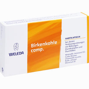 Birkenkohle Comp. Hartkapseln  20 Stück - ab 11,65 €