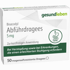 Bisacodyl Abführdragees 5 Mg Tabletten 50 Stück - ab 0,00 €