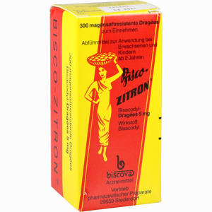 Bisco Zitron Dragees 300 Stück - ab 0,00 €