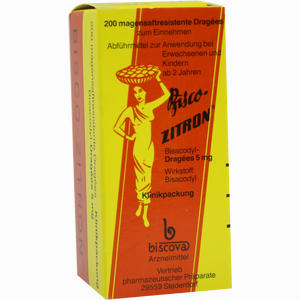 Bisco- Zitron Dragees Magensaftresistent 200 Stück - ab 0,00 €