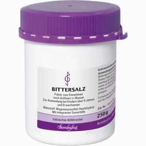 Bittersalz (magnesiumsulfat) Pulver 250 g - ab 5,84 €