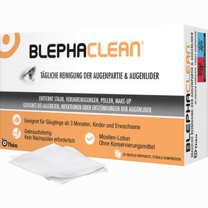 Blephaclean Sterile Kompressen  20 Stück