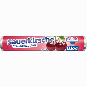Bloc Traubenzucker Rolle Sauerkirsche 1 Stück - ab 0,83 €