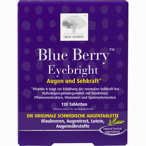 Blue Berry Eyebright Tabletten 120 Stück - ab 27,55 €