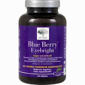 Blue Berry Eyebright Tabletten 240 Stück - ab 41,17 €