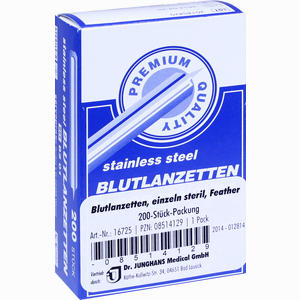 Blutlanzetten Einzeln Steril 200 Stück - ab 0,00 €