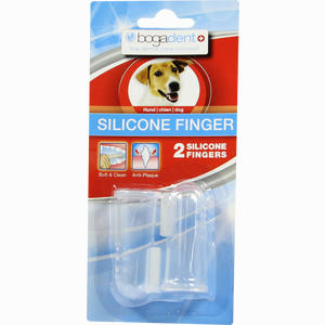 Bogadent Silicone Finger Vet. Zahnbürste 2 Stück - ab 7,39 €