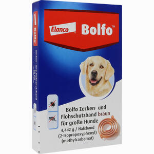 Bolfo Flohschutzband Braun für Hunde Halsband 1 Stück - ab 10,61 €
