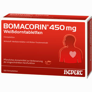 Bomacorin 450 Mg Weißdorntabletten Filmtabletten 100 Stück - ab 18,37 €