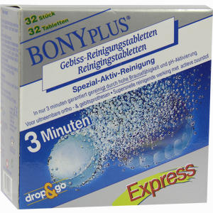 Bonyplus Gebiss- Reinigungstabletten 32 Stück - ab 3,71 €