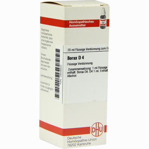 Borax D4 Dilution 20 ml - ab 8,52 €