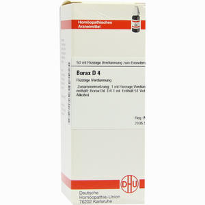 Borax D4 Dilution 50 ml - ab 0,00 €