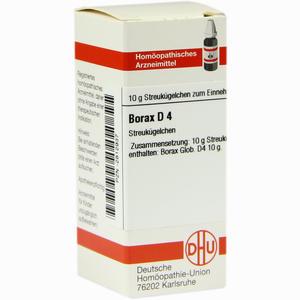 Borax D4 Globuli 10 g - ab 6,95 €
