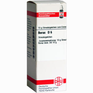 Borax D6 Globuli 10 g - ab 7,08 €