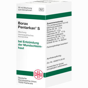 Borax Pentarkan S Mischung 50 ml - ab 12,48 €