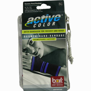 Bort Activecolor Daumen- Hand- Bandage Schwarz X- Lar  1 Stück - ab 12,68 €